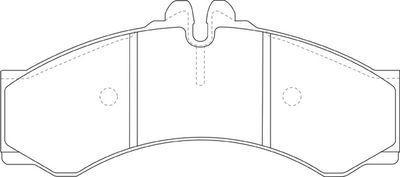 FP0949 FIT Комплект тормозных колодок, дисковый тормоз