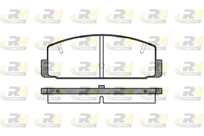 217920 ROADHOUSE Комплект тормозных колодок, дисковый тормоз
