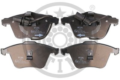 BP12128 OPTIMAL Комплект тормозных колодок, дисковый тормоз