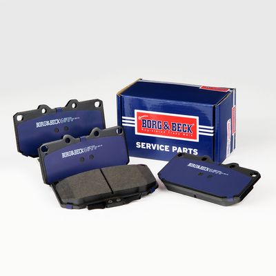 BBP1832 BORG & BECK Комплект тормозных колодок, дисковый тормоз