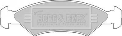 BBP1114 BORG & BECK Комплект тормозных колодок, дисковый тормоз