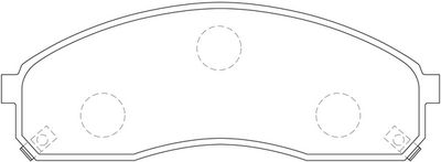 FP3022 FIT Комплект тормозных колодок, дисковый тормоз