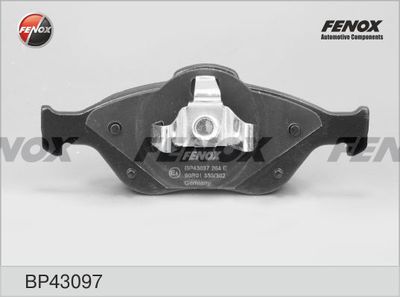 BP43097 FENOX Комплект тормозных колодок, дисковый тормоз