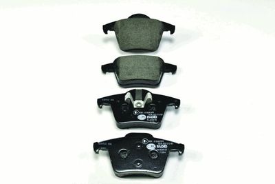 8DB355010801 HELLA Комплект тормозных колодок, дисковый тормоз