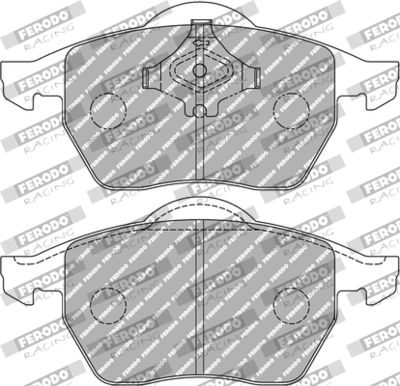 FCP1323H FERODO RACING Комплект тормозных колодок, дисковый тормоз