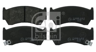 16267 FEBI BILSTEIN Комплект тормозных колодок, дисковый тормоз