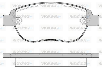P941300 WOKING Комплект тормозных колодок, дисковый тормоз