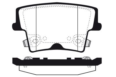RA10590 RAICAM Комплект тормозных колодок, дисковый тормоз