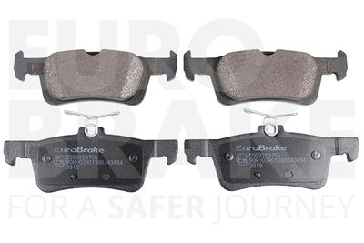 5502223755 EUROBRAKE Комплект тормозных колодок, дисковый тормоз