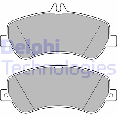 LP2146 DELPHI Комплект тормозных колодок, дисковый тормоз