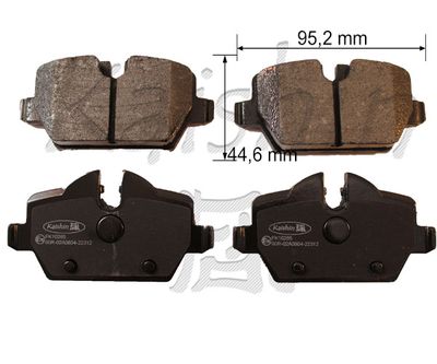 FK10285 KAISHIN Комплект тормозных колодок, дисковый тормоз