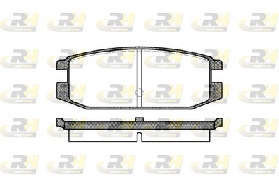 221700 ROADHOUSE Комплект тормозных колодок, дисковый тормоз