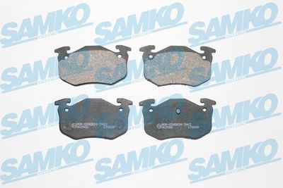 5SP275 SAMKO Комплект тормозных колодок, дисковый тормоз