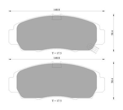 0986505404 BOSCH Комплект тормозных колодок, дисковый тормоз