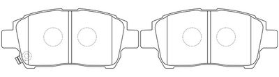 FP0822 FIT Комплект тормозных колодок, дисковый тормоз