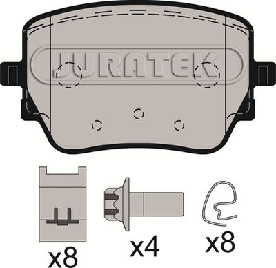 JCP8592 JURATEK Комплект тормозных колодок, дисковый тормоз