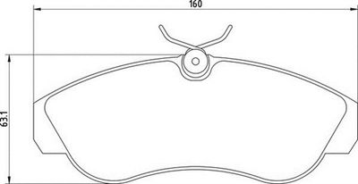 363710205079 MAGNETI MARELLI Комплект тормозных колодок, дисковый тормоз
