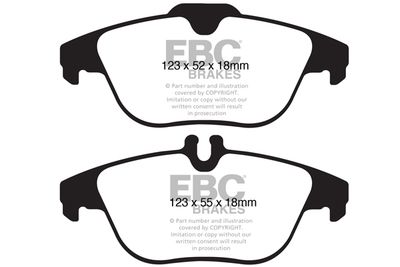 DP21990 EBC Brakes Комплект тормозных колодок, дисковый тормоз
