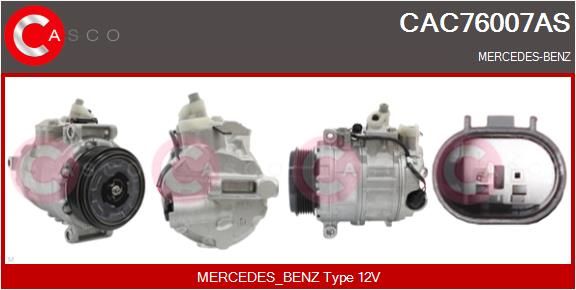 CAC76007AS CASCO Компрессор, кондиционер