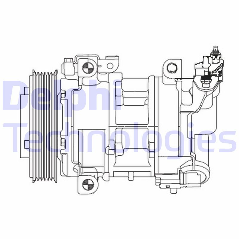 CS20325 DELPHI Компрессор, кондиционер