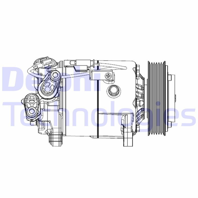 CS20500 DELPHI Компрессор, кондиционер