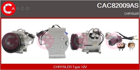 CAC82009AS CASCO Компрессор, кондиционер