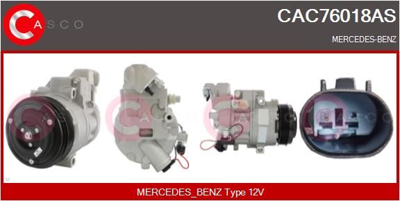 CAC76018AS CASCO Компрессор, кондиционер