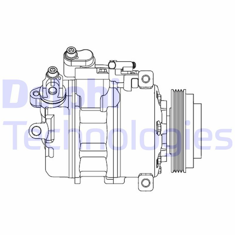 CS20527 DELPHI Компрессор, кондиционер