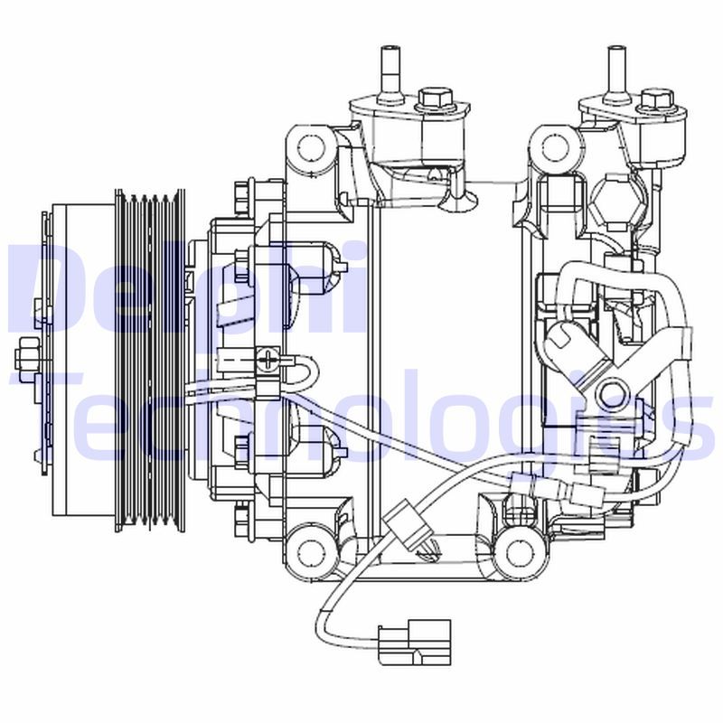 CS20510 DELPHI Компрессор, кондиционер