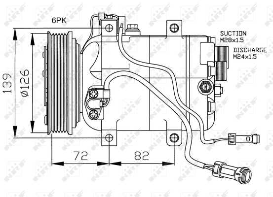 WG2159092 WILMINK GROUP Компрессор, кондиционер