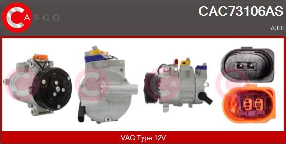 CAC73106AS CASCO Компрессор, кондиционер