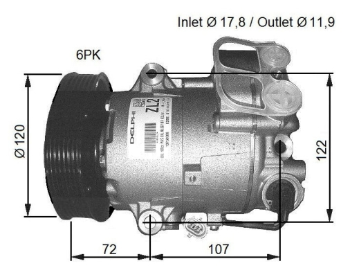 WG2159599 WILMINK GROUP Компрессор, кондиционер