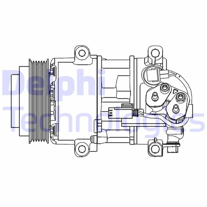 CS20499 DELPHI Компрессор, кондиционер