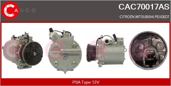 CAC70017AS CASCO Компрессор, кондиционер