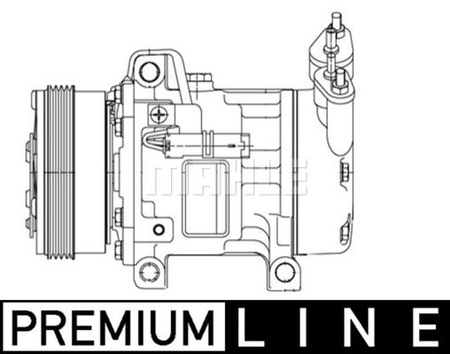 ACP1255000P MAHLE Компрессор, кондиционер