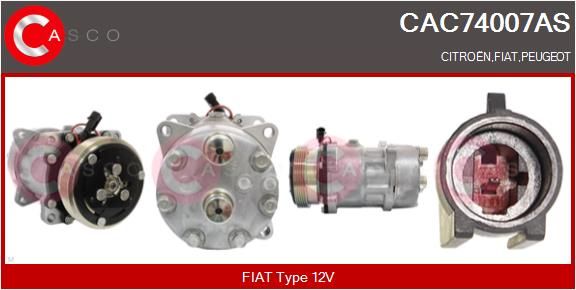 CAC74007AS CASCO Компрессор, кондиционер