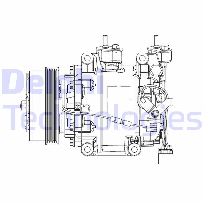 CS20515 DELPHI Компрессор, кондиционер