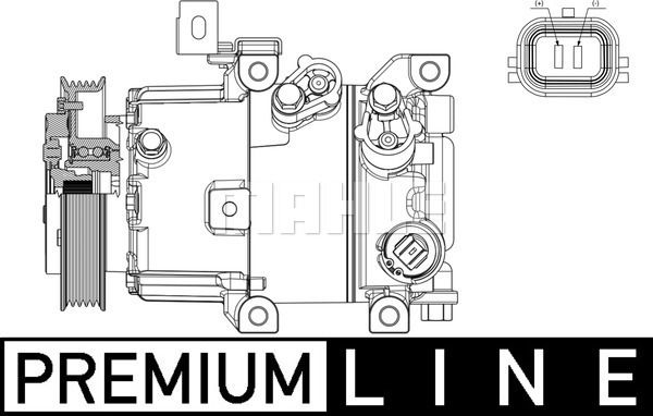 ACP631000P MAHLE Компрессор, кондиционер