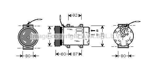 RTK075 PRASCO Компрессор, кондиционер