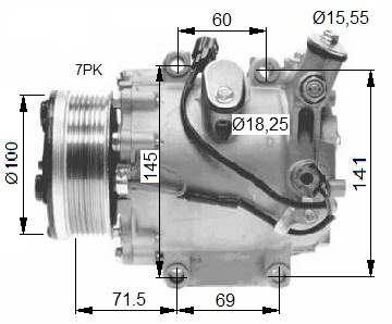 WG2159407 WILMINK GROUP Компрессор, кондиционер