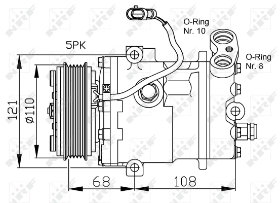 WG2159201 WILMINK GROUP Компрессор, кондиционер