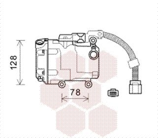 5300K582 VAN WEZEL Компрессор, кондиционер