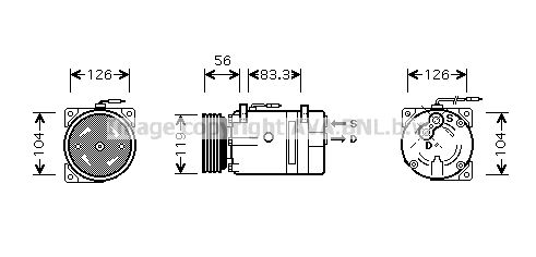 RTK310 PRASCO Компрессор, кондиционер