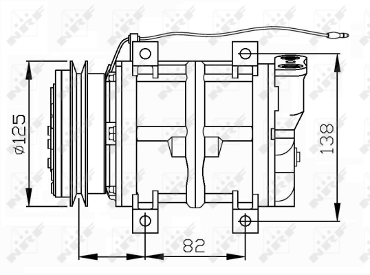 WG2159572 WILMINK GROUP Компрессор, кондиционер