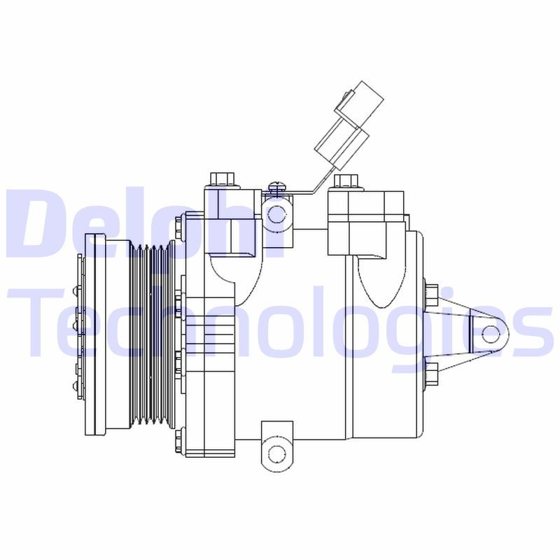 CS20534 DELPHI Компрессор, кондиционер