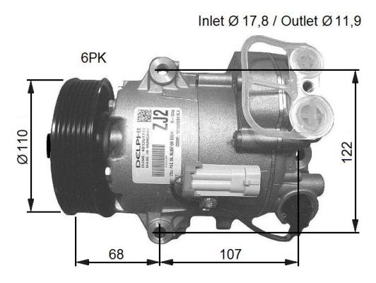 WG2159597 WILMINK GROUP Компрессор, кондиционер