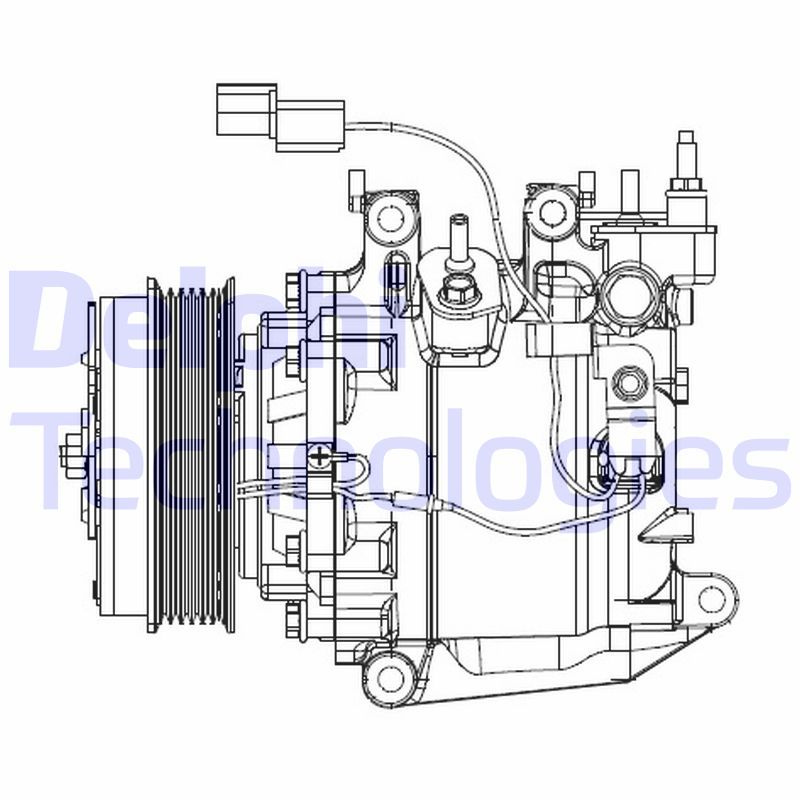 CS20503 DELPHI Компрессор, кондиционер