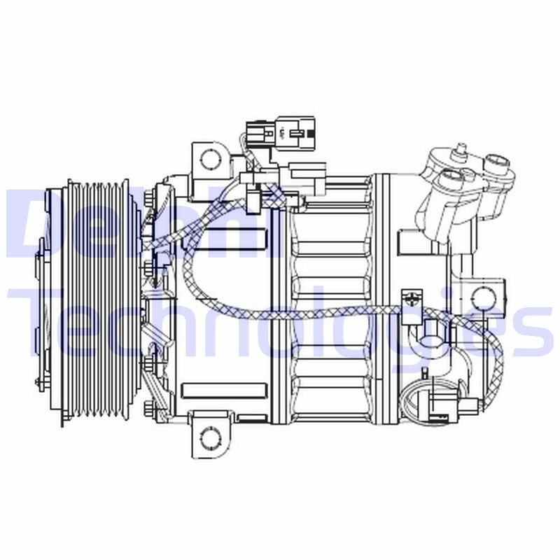 CS20477 DELPHI Компрессор, кондиционер