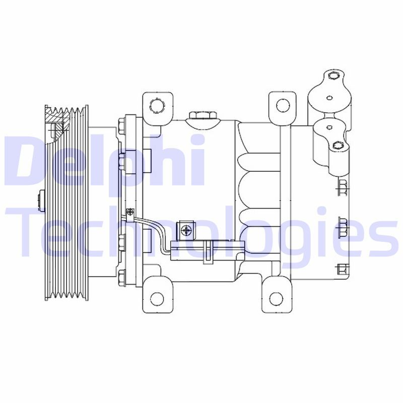 CS20523 DELPHI Компрессор, кондиционер