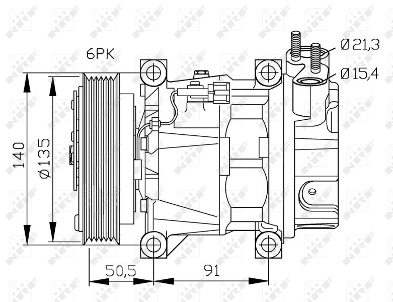 32289G NRF Компрессор, кондиционер